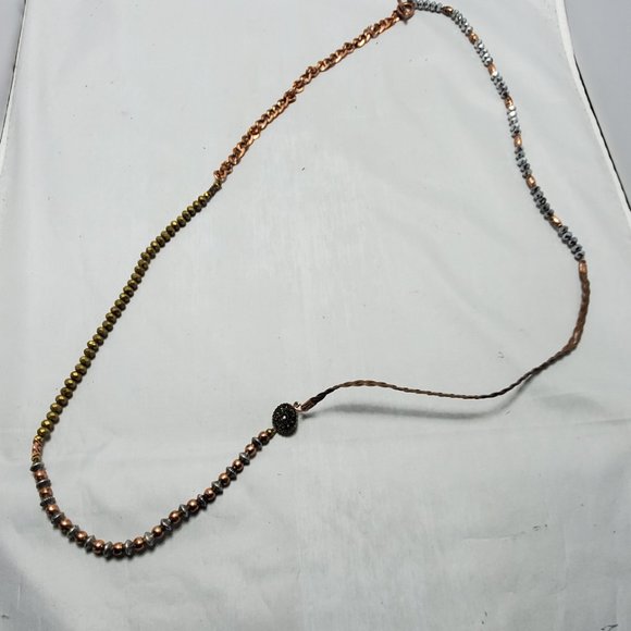 Buckle tricolor wrap bracelet or can be a necklace - Picture 9 of 14